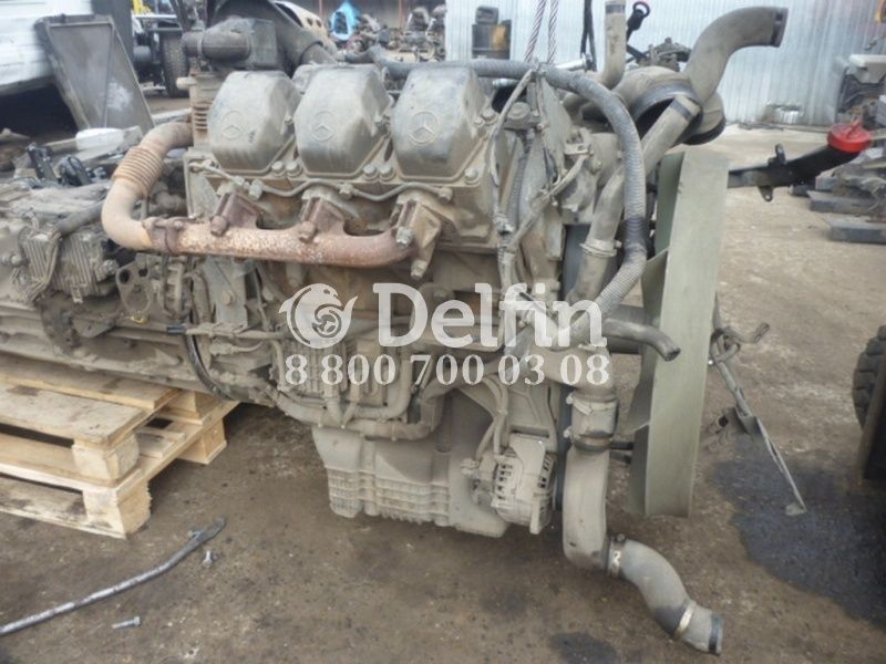 0020106500 Двигатель в сборе на автомобиль Mercedes-Benz OM501 (ЕВРО3/408Л.С/300KW)