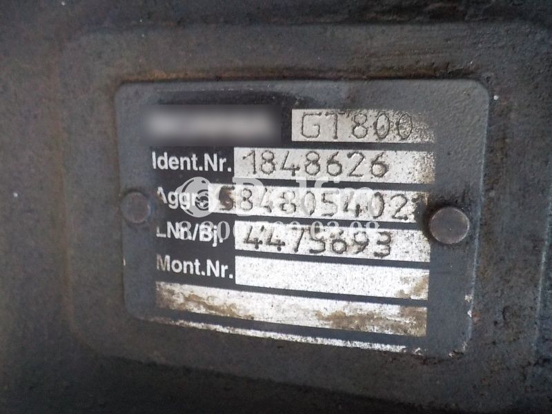 1848626 Раздаточная коробка GT800 Scania 6 серии